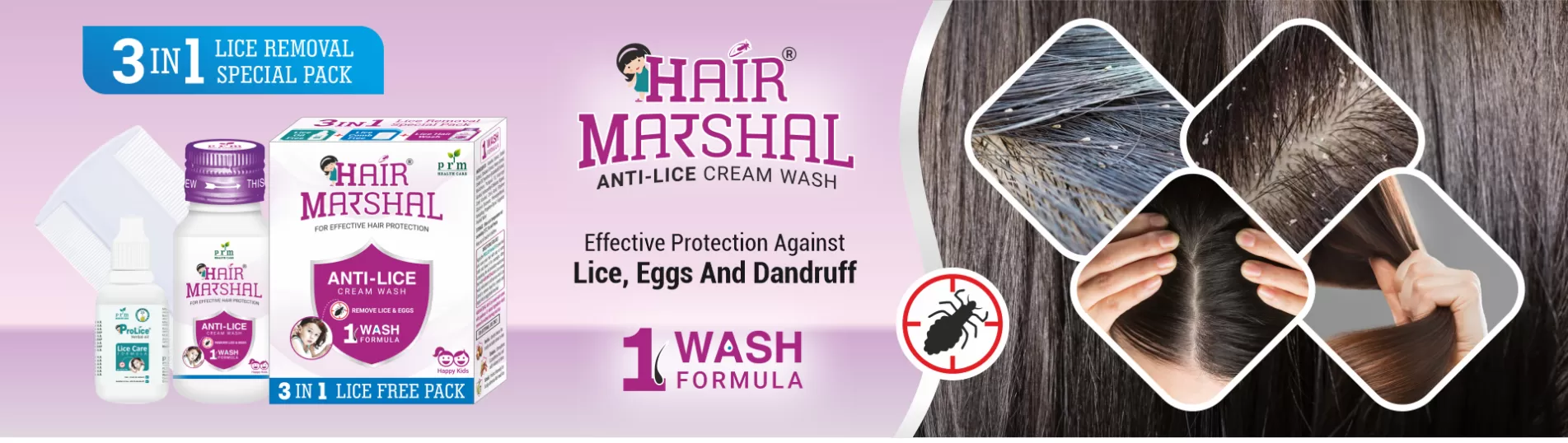 Hair Marshal Anti-Lice Cream Wash