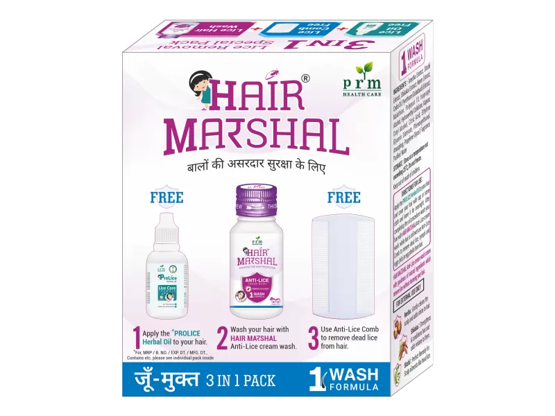 Hair Marshal Anti-Lice Cream Wash